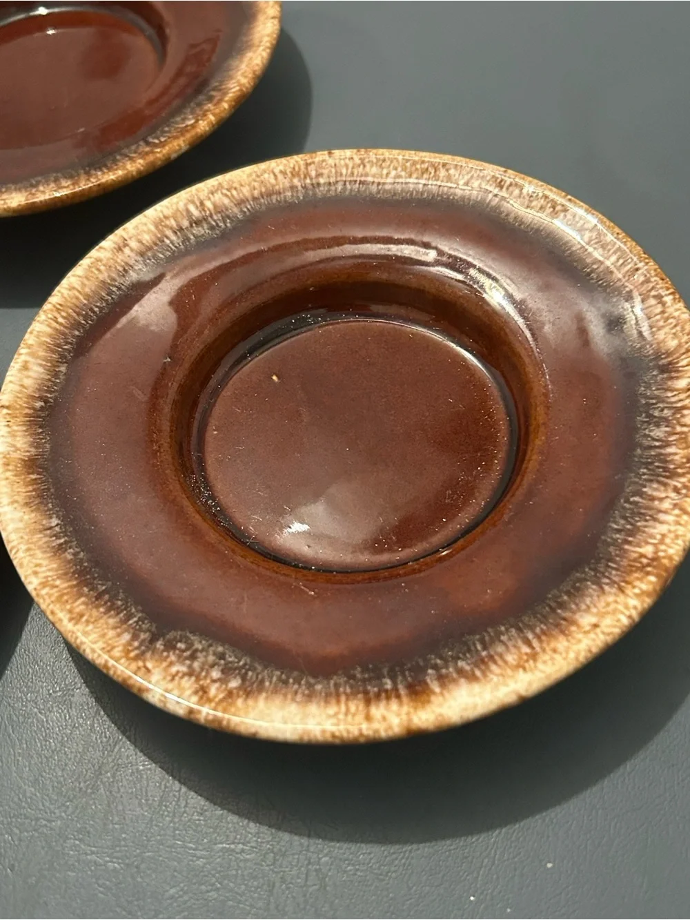 Vtg Hull and McCoy Mugs and Saucer